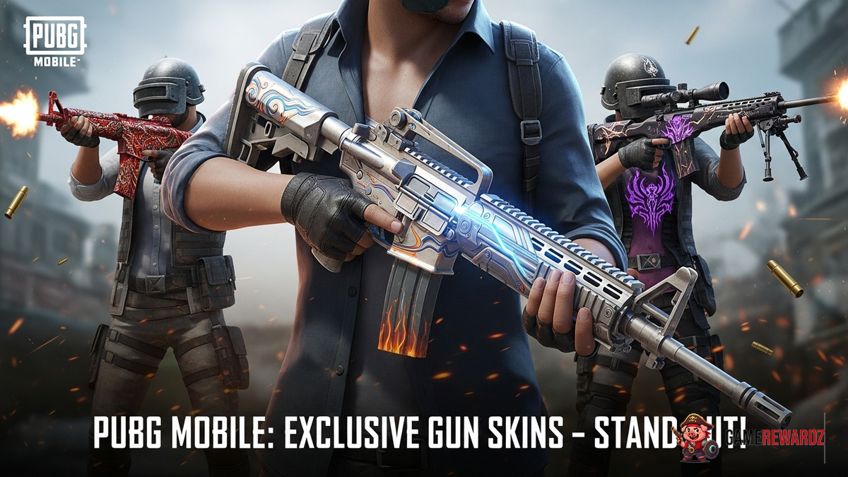 PUBG Mobile: Exclusive Gun Skins - Stand Out!